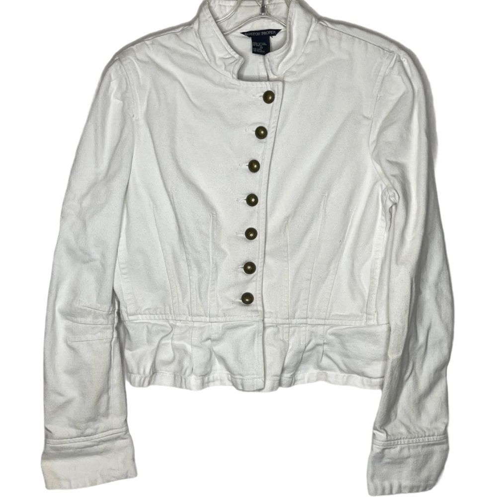 Boston Proper Military Style Jacket